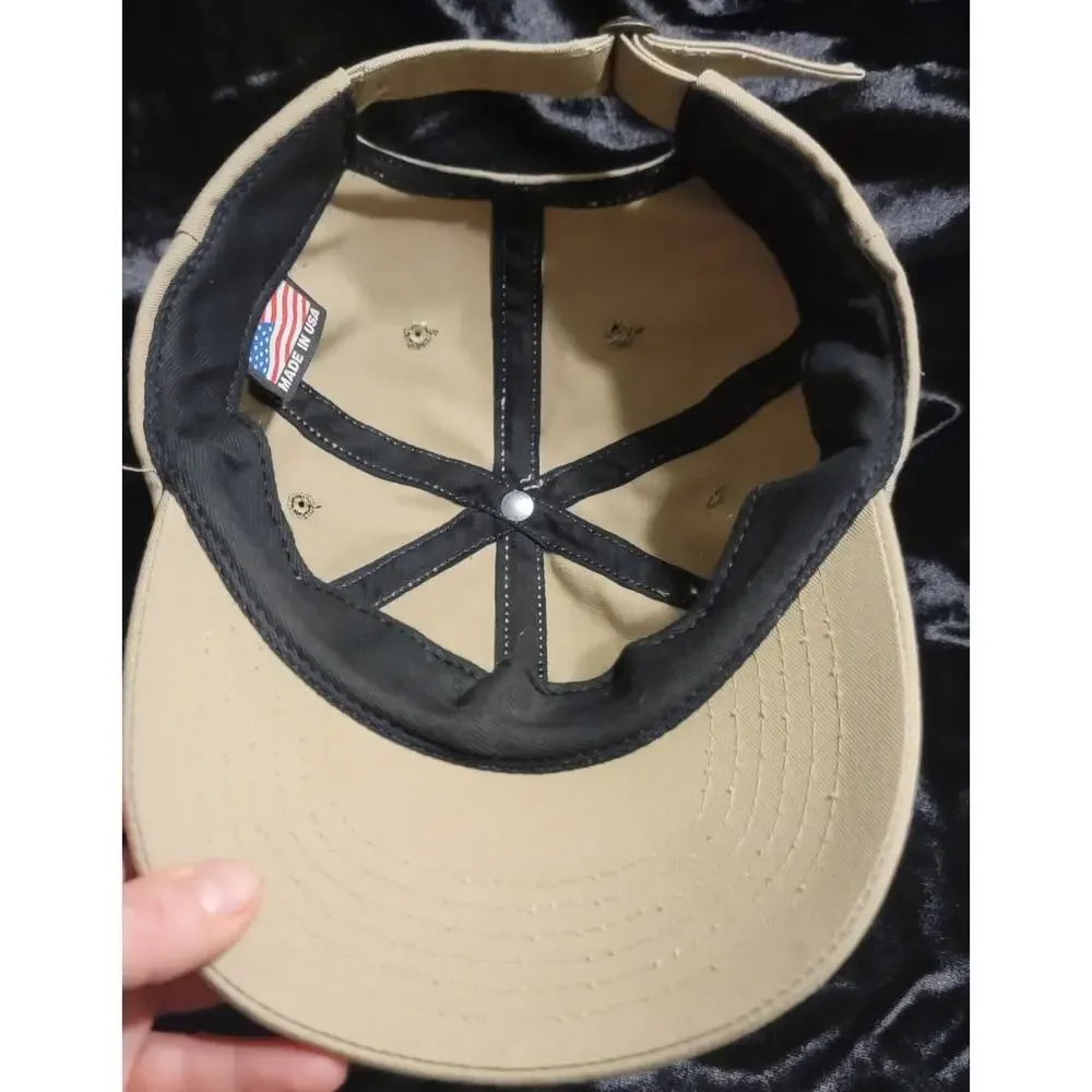 For Better Days Embroidered Graphic Beige Adjustable Baseball Hat One Size USA - Picture 4 of 6